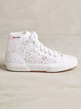 Superga Lace Macrame High-Tops